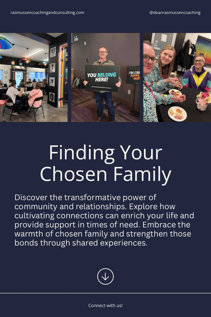 Finding Your Chosen Family Pinterest pin